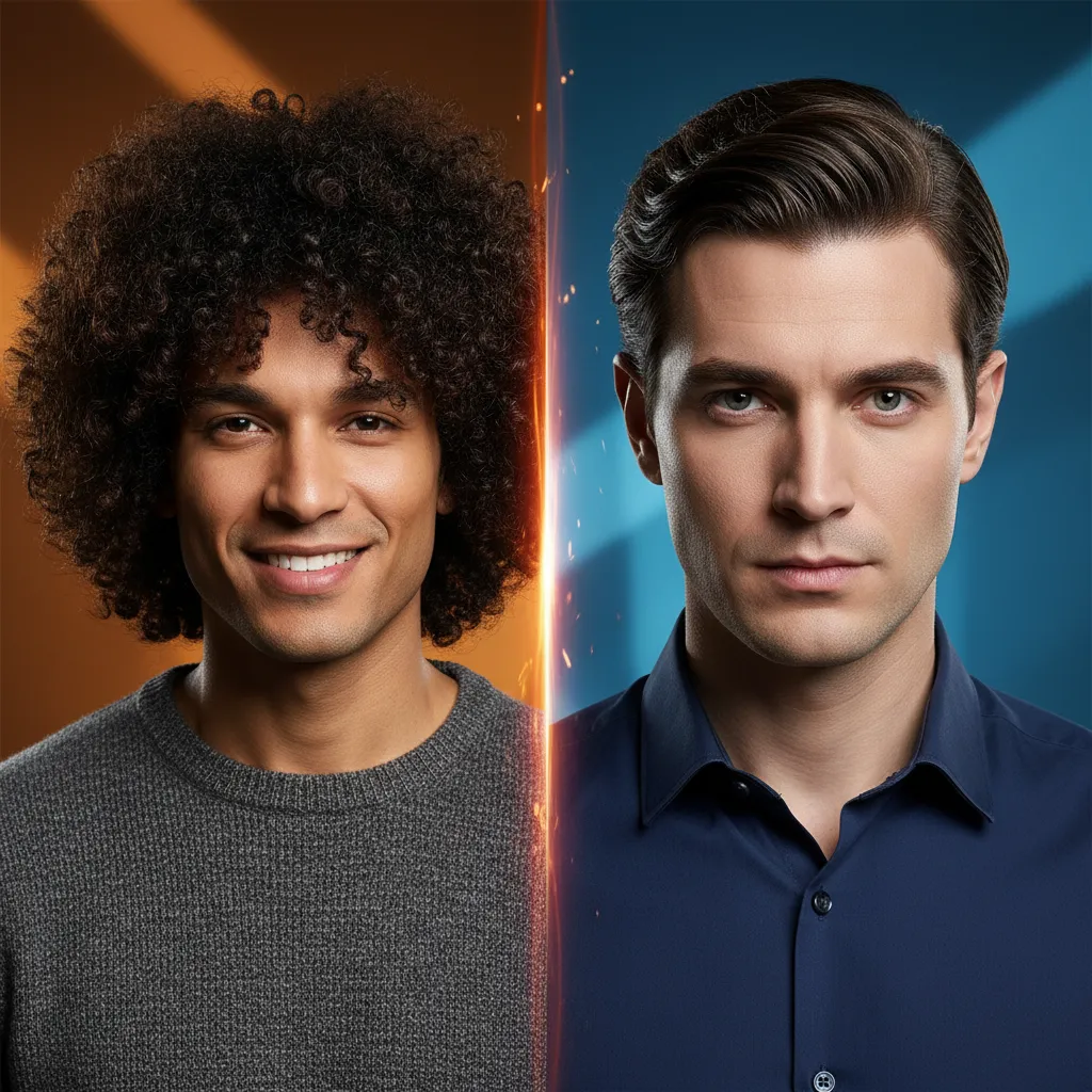 موی فر یا موی صاف